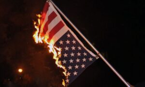 Trump Flag-Burning EO Triggers Immediate Protest and Arrest Outside White House